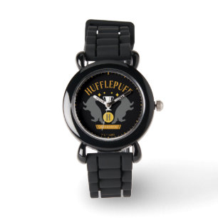 HUFFLEPUFF™ Badger und Cup House Pride Grafik Armbanduhr