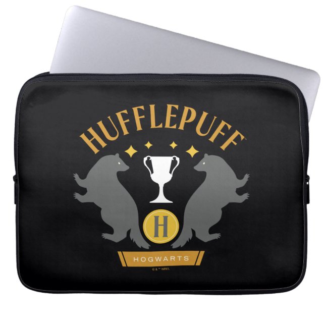 HUFFLEPUFF™ Badger und Cup House Pride Grafik Laptopschutzhülle (Vorderseite)