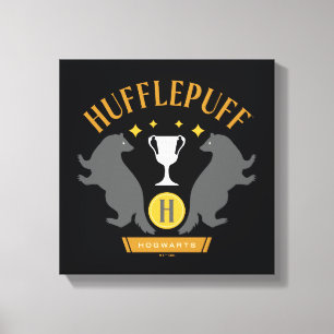 HUFFLEPUFF™ Badger und Cup House Pride Grafik Leinwanddruck