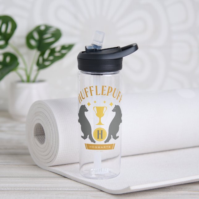 HUFFLEPUFF™ Badger und Cup House Pride Grafik Trinkflasche (Yoga)