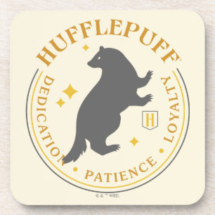 HUFFLEPUFF™ Dachs-Haus-Stolz-Abzeichen Getränkeuntersetzer