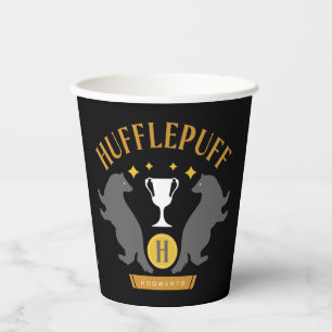 HUFFLEPUFF™ Dachs und Pokal House Stolz Grafik Pappbecher