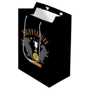 HUFFLEPUFF™ Dachs und Tasse Haus Stolz Grafik Mittlere Geschenktüte