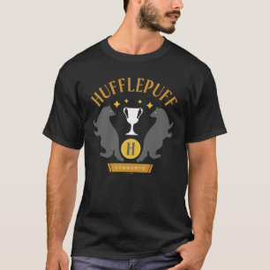 HUFFLEPUFF™ Dachs und Tasse Haus Stolz Grafik T-Shirt