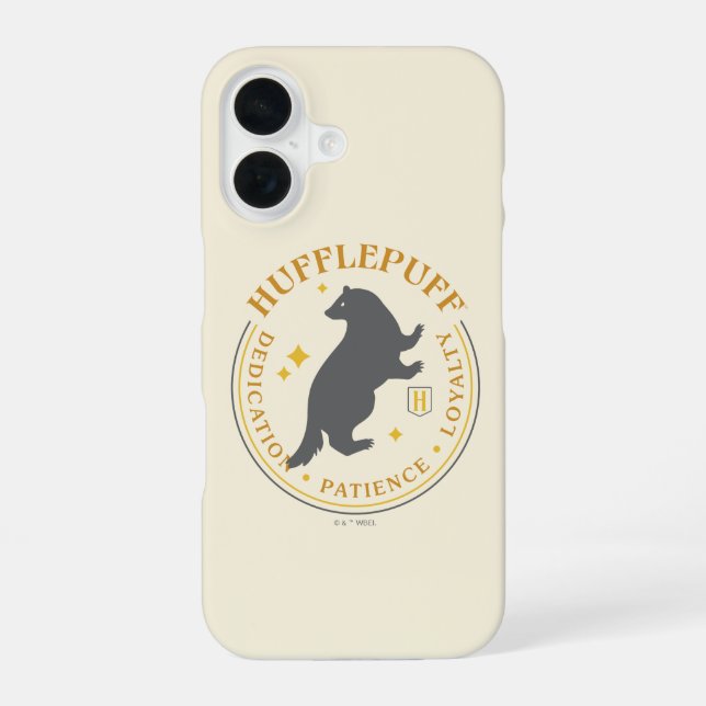 HUFFLEPUFF™ Dachshaus-Stolz-Abzeichen iPhone 16 Hülle (Rückseite)