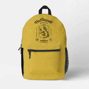 HUFFLEPUFF™ Hingabe Geduld Loyalität Wappen Bedruckter Rucksack