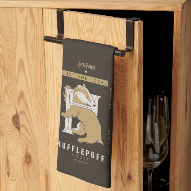 HUFFLEPUFF™ House Just and Loyal Geschirrtuch (Drittel gefaltet)