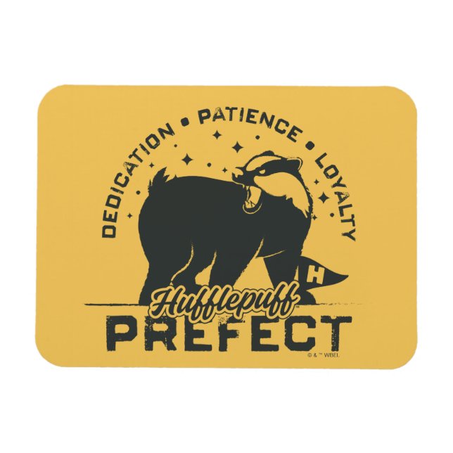 HUFFLEPUFF™ Präfekten-Abzeichen Magnet (Horizontal)