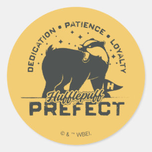 HUFFLEPUFF™ Präfekten-Abzeichen Runder Aufkleber