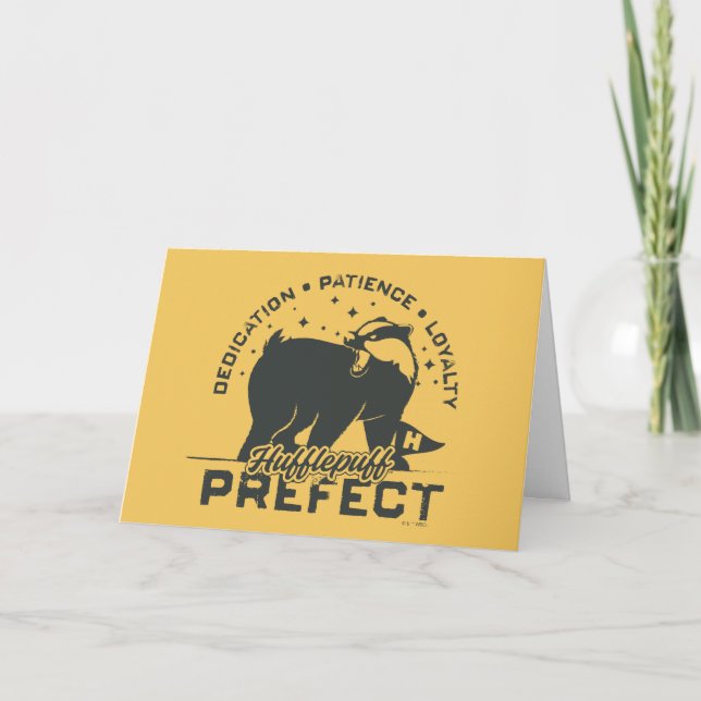 HUFFLEPUFF™ Präfektives Abzeichen Karte (Vorderseite)