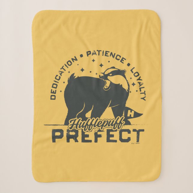 HUFFLEPUFF™ Präfektives Abzeichen Sherpadecke (Vorderseite)