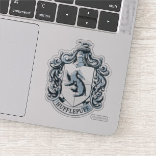 Hufflepuff-Wappen Blau Aufkleber