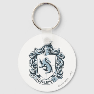 Hufflepuff-Wappen Blau Schlüsselanhänger