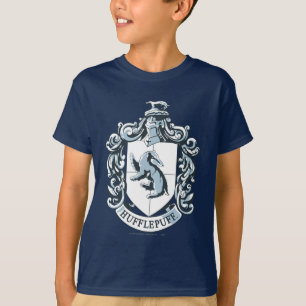 Hufflepuff-Wappen Blau T-Shirt