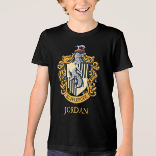 Hufflepuff-Wappen Tri-Blend Shirt