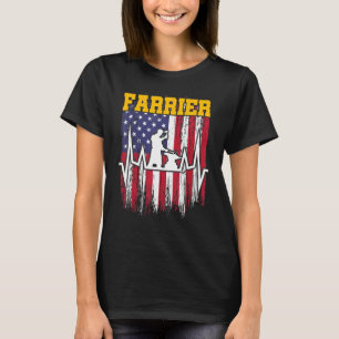 Hufschmied Hufeisen Hufbeschlag Hufschneiden 5 T-Shirt
