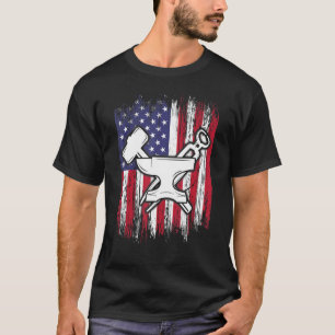 Hufschmied Hufeisen Hufbeschlag Pferdebeschlag 6 T-Shirt