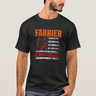 Hufschmied Hufeisen Hufpflege Equine Beschlag     T-Shirt