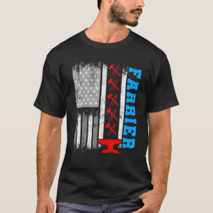 Hufschmied Hufeisen Hufschneiden Equine Beschlag _ T-Shirt