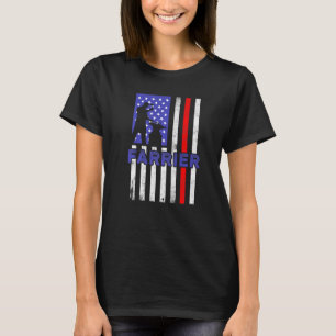 Hufschmied Hufeisen Hufschneiden Equine Beschlagen T-Shirt