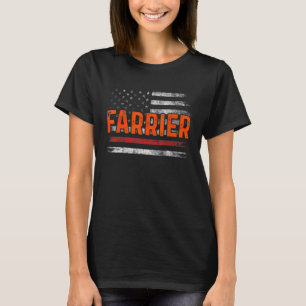 Hufschmied Hufeisen Hufschneiden Equine Beschlagen T-Shirt