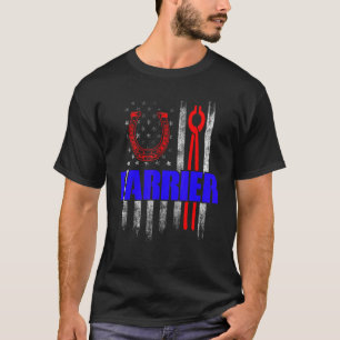 Hufschmied Hufeisen Hufschneiden Equine Beschlagen T-Shirt