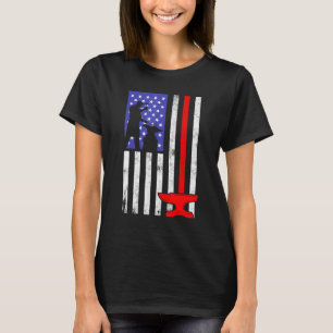 Hufschmied Hufeisen Hufschneiden Equine Beschlagen T-Shirt