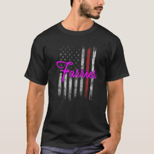 Hufschmied Hufeisen Hufschneiden Equine Beschlagen T-Shirt