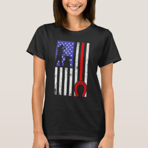 Hufschmied Hufeisen Hufschneiden Equine Beschlagen T-Shirt