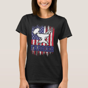 Hufschmied Hufeisen Hufschneiden Equine Beschlagen T-Shirt