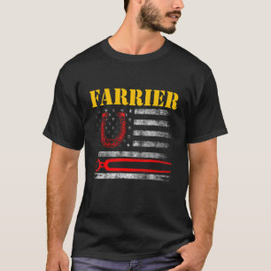 Hufschmied Hufeisen Hufschneiden Equine Beschlagen T-Shirt
