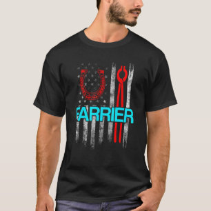 Hufschmied Hufeisen Hufschneiden Equine Beschlagen T-Shirt