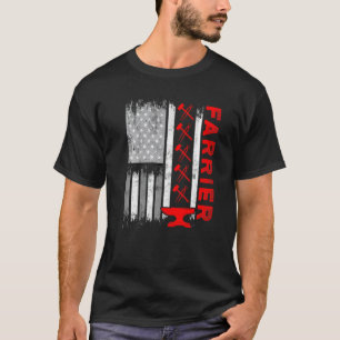 Hufschmied Hufeisen Hufschneiden Equine Beschlagen T-Shirt
