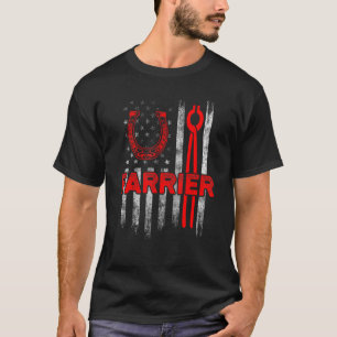Hufschmied Hufeisen Hufschneiden Equine Beschlagen T-Shirt