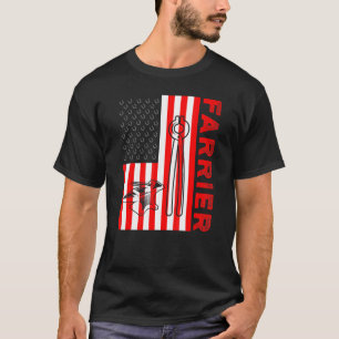 Hufschmied Hufeisen Hufschneiden Equine Beschlagen T-Shirt