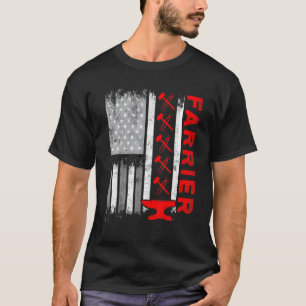 Hufschmied Hufeisen Hufschneiden Equine Beschlagen T-Shirt