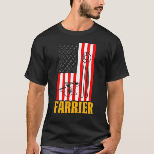 Hufschmied Hufeisen Hufschneiden Equine Beschlagen T-Shirt