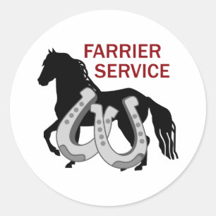 HUFSCHMIED-SERVICE RUNDER AUFKLEBER