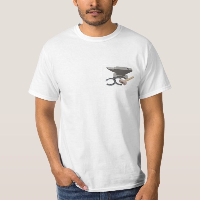 Hufschmied-Shirt T-Shirt (Vorderseite)