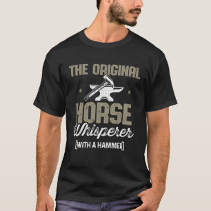 Hufschmied Vater Originaler Pferdeflüsterer Mit ei T-Shirt