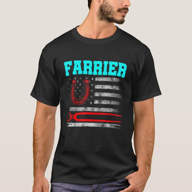 Hufschmiedehütte Pferdehaltung _36 T-Shirt (Vorderseite)