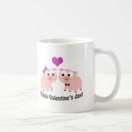 Hufschweine Valentinstag Kaffeetasse
