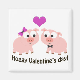 Hufschweine Valentinstag Magnet