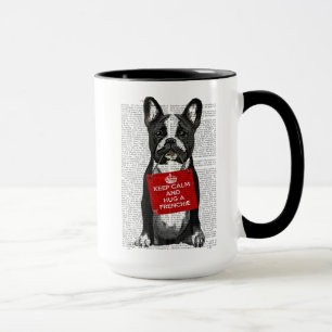 Hug a Frenchie Tasse