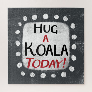 Hug A Koala Heute Jigsaw Puzzle