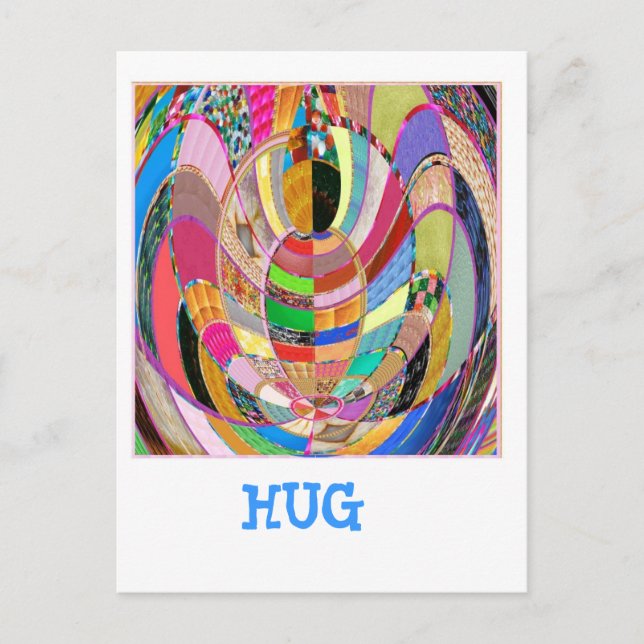 HUG - an artistic presentation Postkarte (Vorderseite)