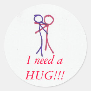 Hug, autocollants