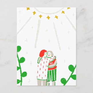 Hug Day Feiertagspostkarte