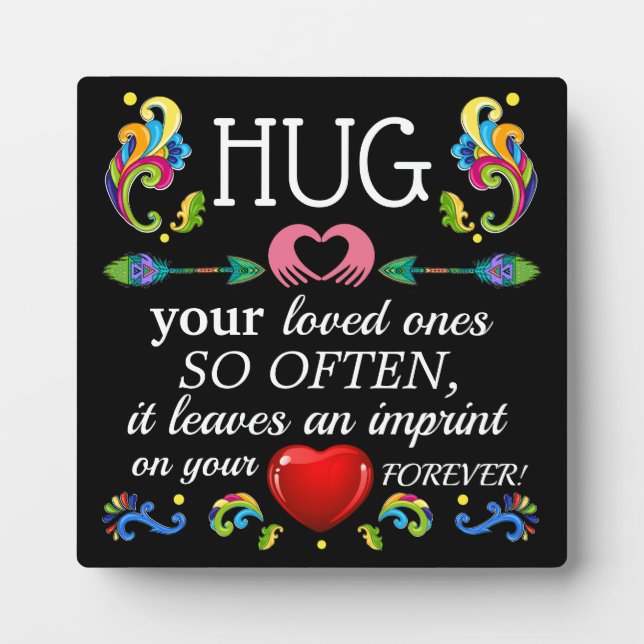 HUG Deine Liebsten Fotoplatte (Vorderseite)