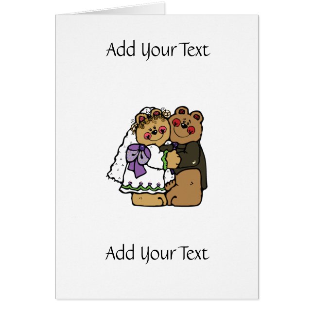 Hug d'ours mariage (Devant)